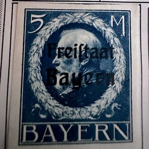 3 GERMAN (BEYERN) POSTAGE STAMPS